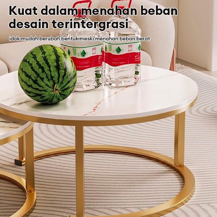 Promo IH Meja Tamu Meja Ruang Tamu Marmer Meja Bulat Minimalis Meja Samping Meja Tamu Minimalis Meja