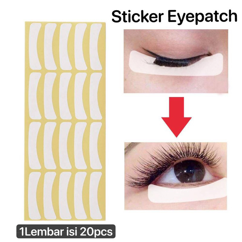 

Sticker Eyepatch 1 Lembar Eyetape Kertas Extension Stiker Path