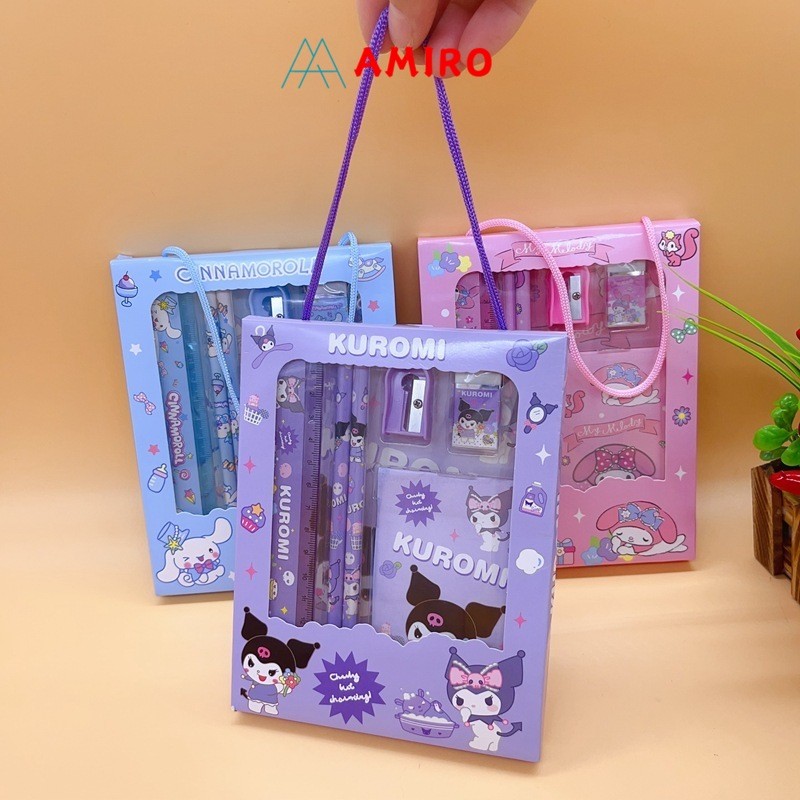 

Stationery set Karakter Lucu 6 in 1/Alat tulis set Hadiah/ Paket alat tulis