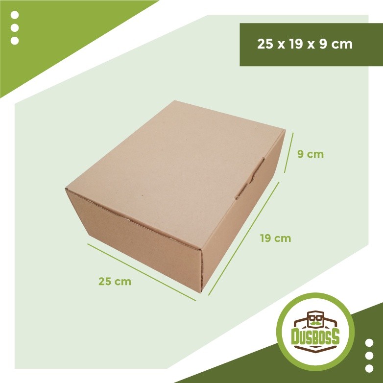 

Kardus karton uk. 25 x 19 x 9 - diecut kotak aksesories / multi fungsi / kue