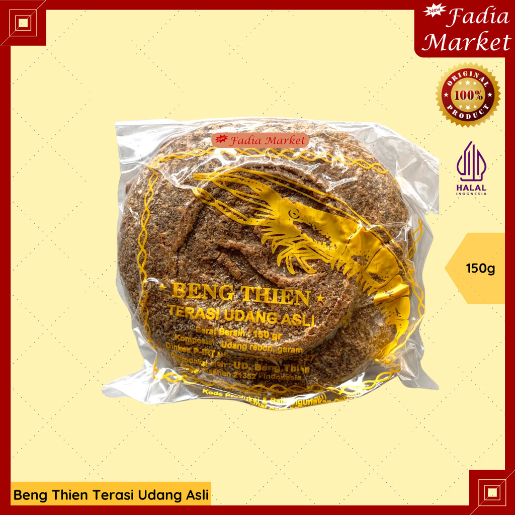 

Beng Thien Terasi Udang Asli Bagan Asahan 150g