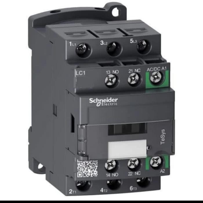 SCHNEIDER CONTACTOR 18A 1NC 1NO 24V DC COIL LC1D18BD