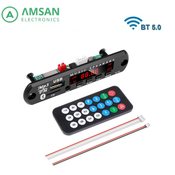 Bluetooth Mp3 Modul Digital Radio FM USB TF Music Player