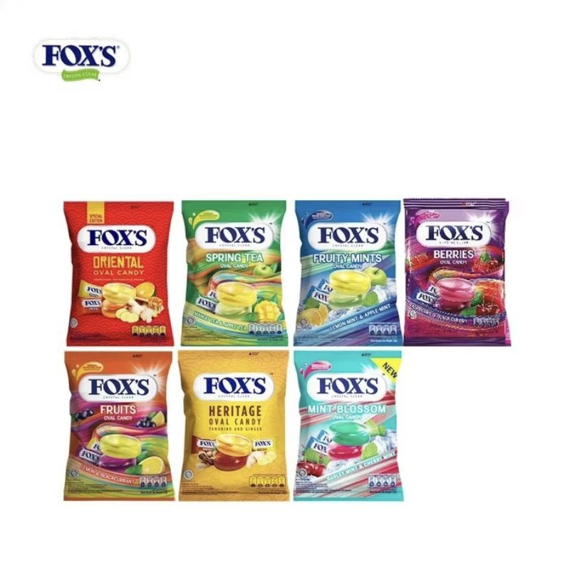 

(Bag 125gr) Permen FOX'S Oval Candy Bag 125gr