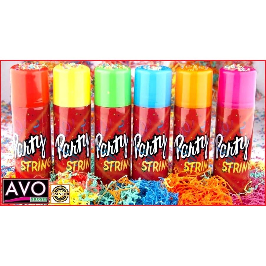 party string peralatan perlengkapan pesta ultah garis warna POP UP