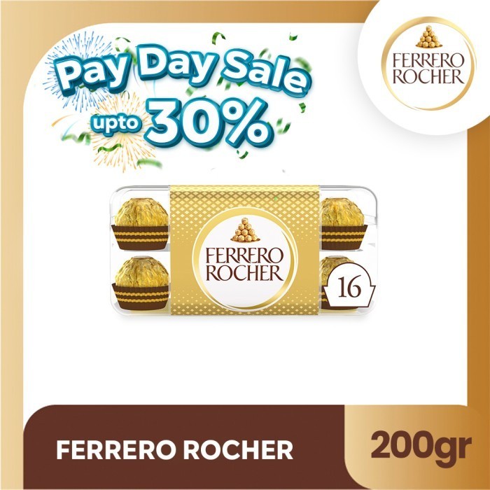 

New Ferrero Rocher Premium Chocolate Halal Isi 16pcsPremium