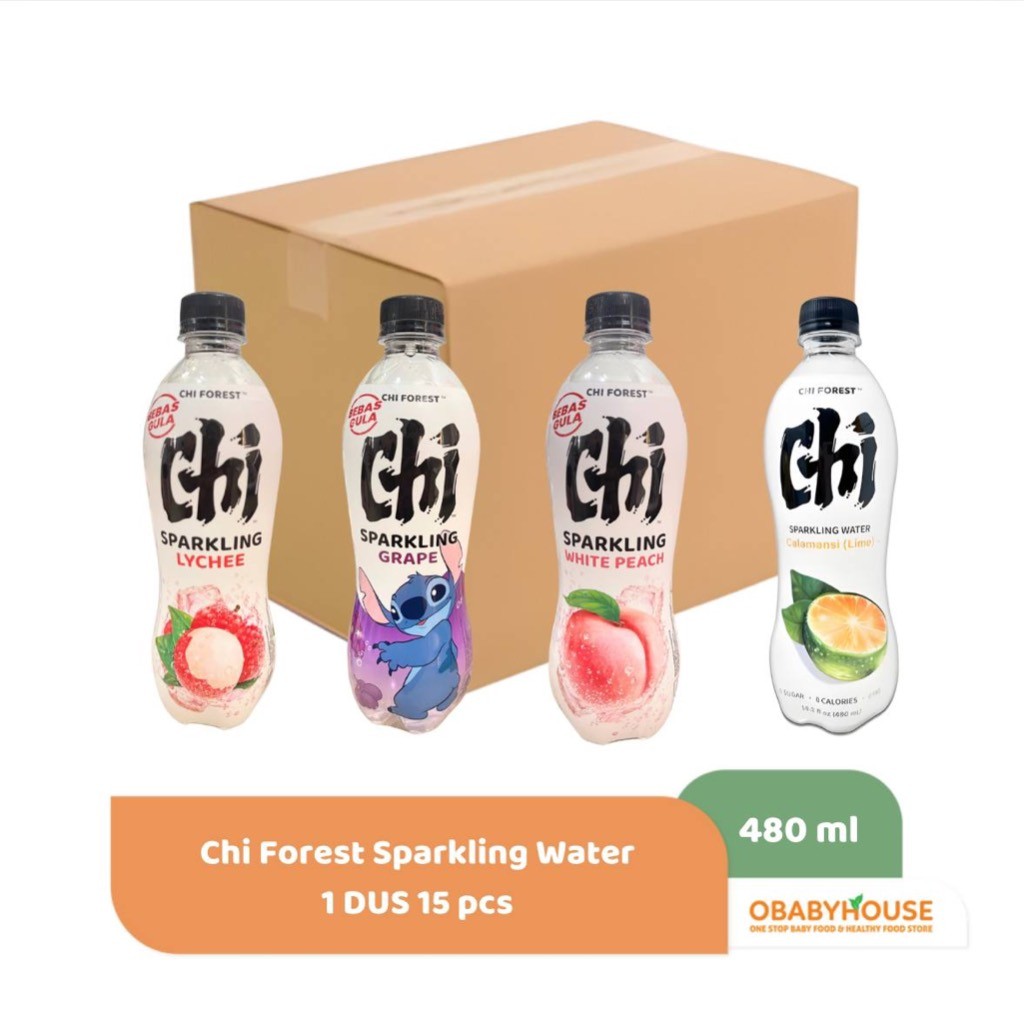 

New Chi Forest Sparkling Water 480 ml - 1 Dus 15 PcsPremium