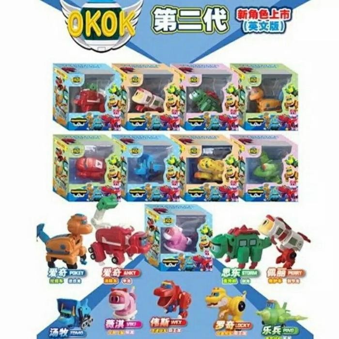 mainan anak Gogo Dino - Merah-Rex, tanpa dus