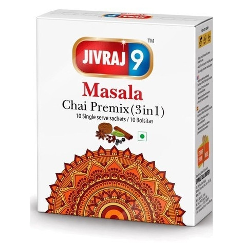 

Tea JIVRAJ 9 MASALA CHAI PREMIX (3 IN1) 240GR