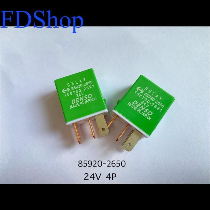 RELAY HINO LOHAN 24 V 4 P 85920-2650 ( HIJAU )