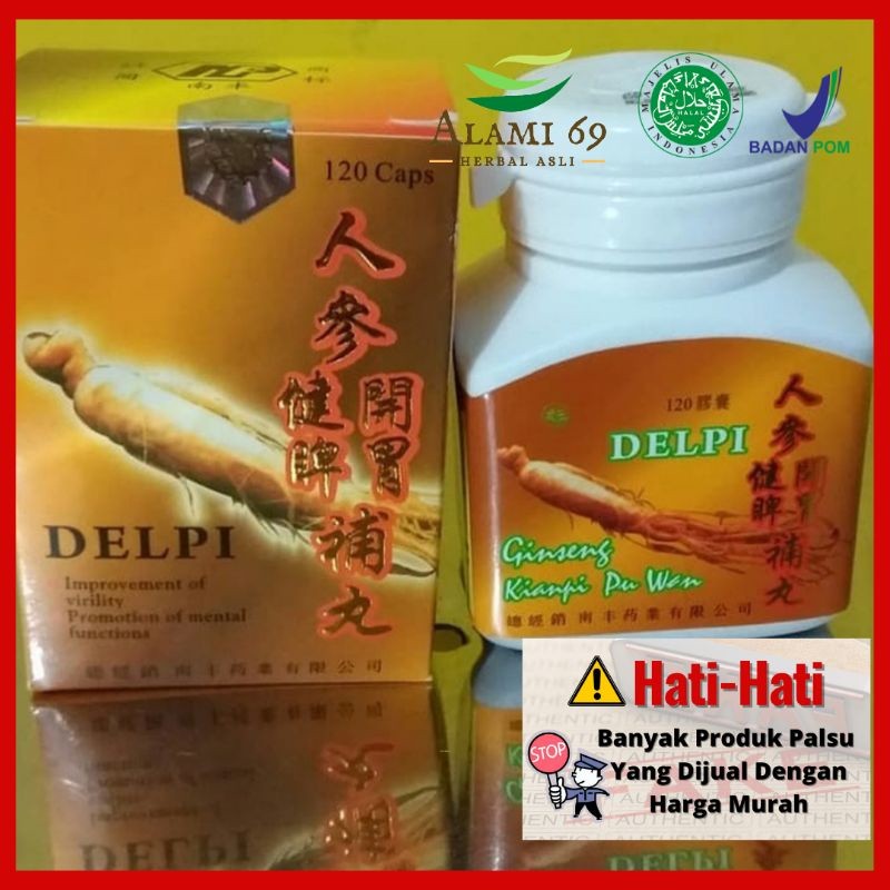 

mbagrosir promo Ginseng Kian pi Pu Wan Kianpi Bu Wan (Delpi) Original BPOM - Suplemen Penambah Berat Badan happy shopping