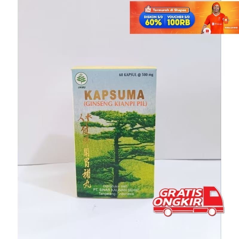 

mbagrosir promo KP KIAN ORIGINAL okee Kapsuma / Ginseng KianPi Pil (1Botol @60Kapsul) happy shopping