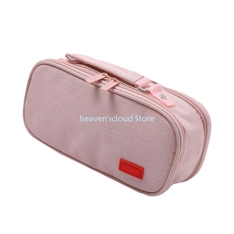 

Y88B Large Capacity Pencil Case 5 Compartments Canvas Pen Poues for Student Kid