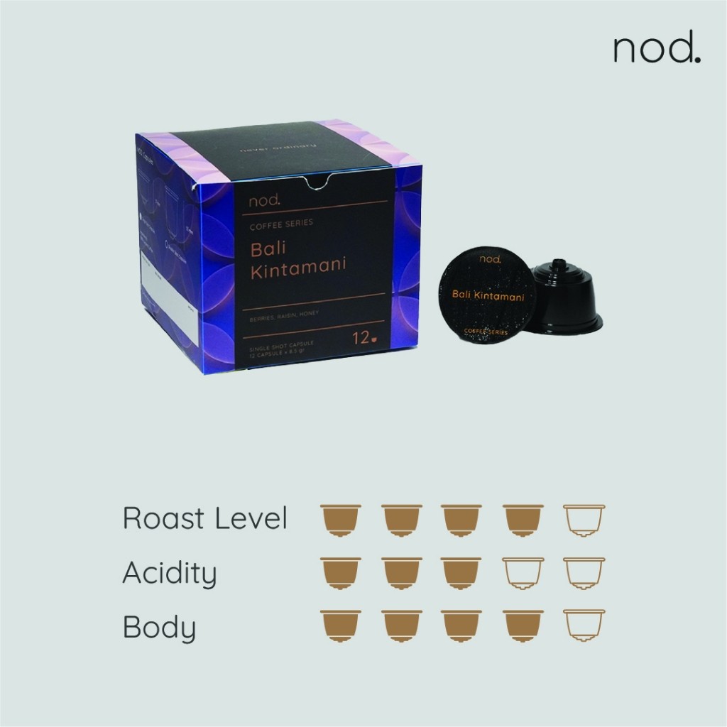 

JAMIN MURAH !!!NOD Capsule - Coffee Series - Bali Kintamani(BISA LANGSUNG ORDER)