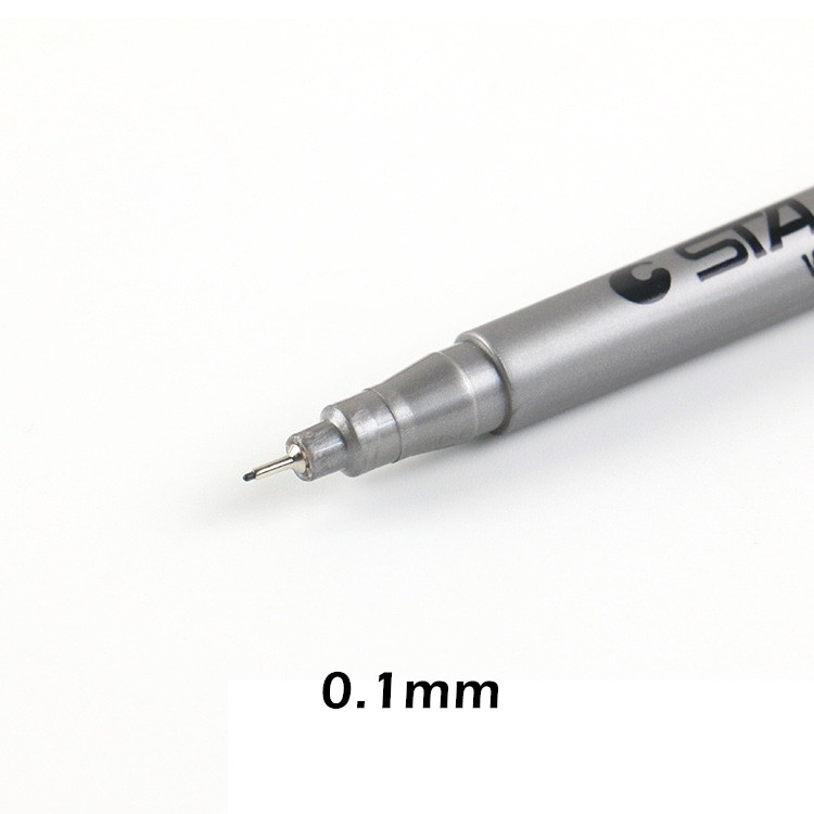 

1pcs Fine Point Black Pigment Liner Brush Pen Waterproof Archival Ink Micro Art Marker pens for Drawing Paint Sketch design F986