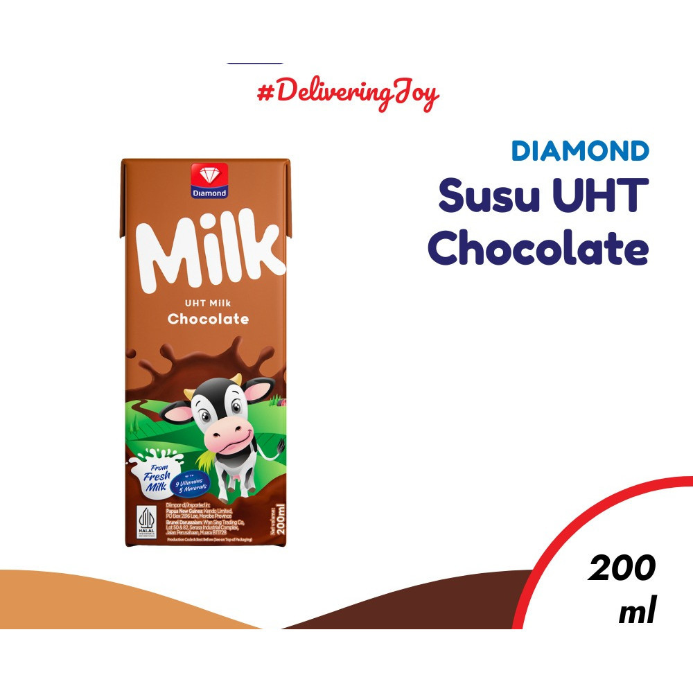 

Unicorn - Diamond Milk Susu UHT Chocolate 200ML