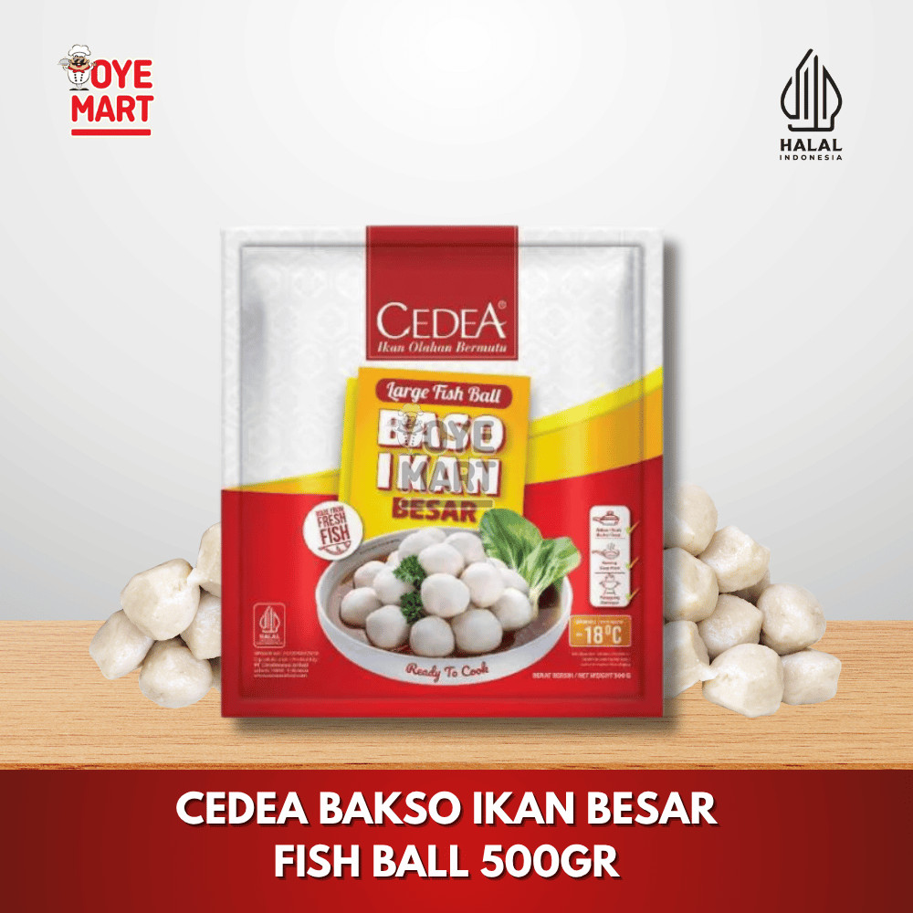 

CEDEA FISH BALL 500GR BASO / IKAN BESAR