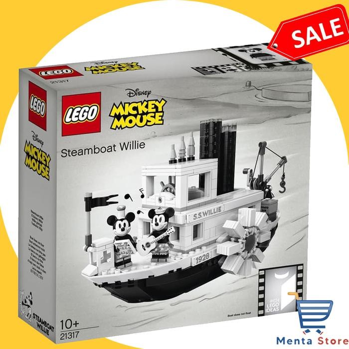 LEGO Ideas 21317 Steamboat Willie Disney Mickey Mouse Minnie Cartoon