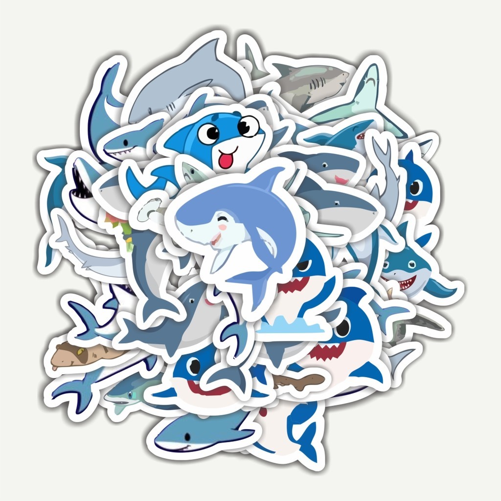 

Sticker Pack Stiker Kartun Baby Shark [Bayi Lumba Lumba ]| Sticker TUMBLR | Stiker LAPTOP KOPER HELM