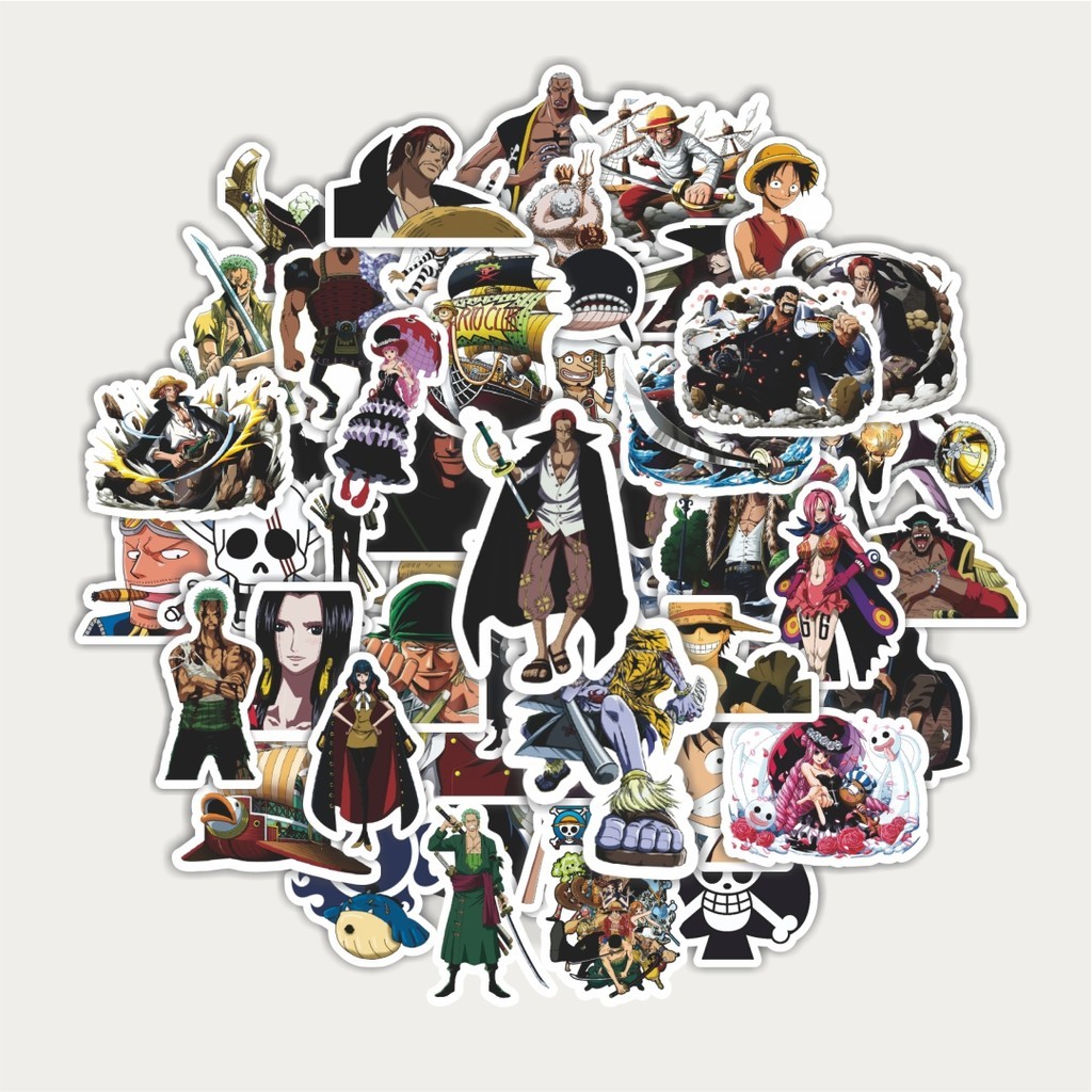 

Sticker Pack Stiker Anime One Piece Versi 10 | Sticker TUMBLR | Stiker LAPTOP KOPER HELM