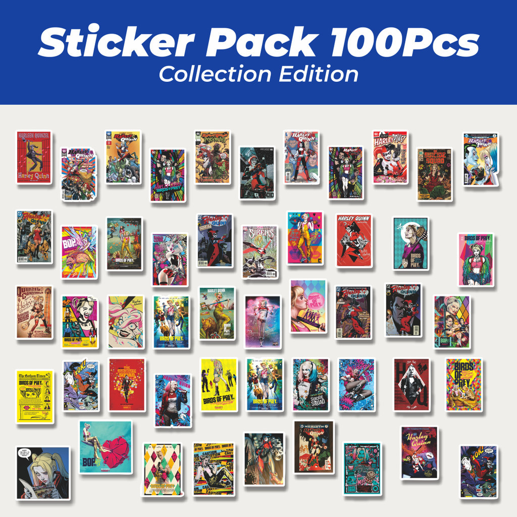 

Hot Stiker Poster Cover Comic Prey Harley Quinn Vinta Lucu Anti Air Stikers Berperekat Waterproof Sticker Decal Buat Motor Helm Buku Journal Koper Casing HP Laptop Botol Minum