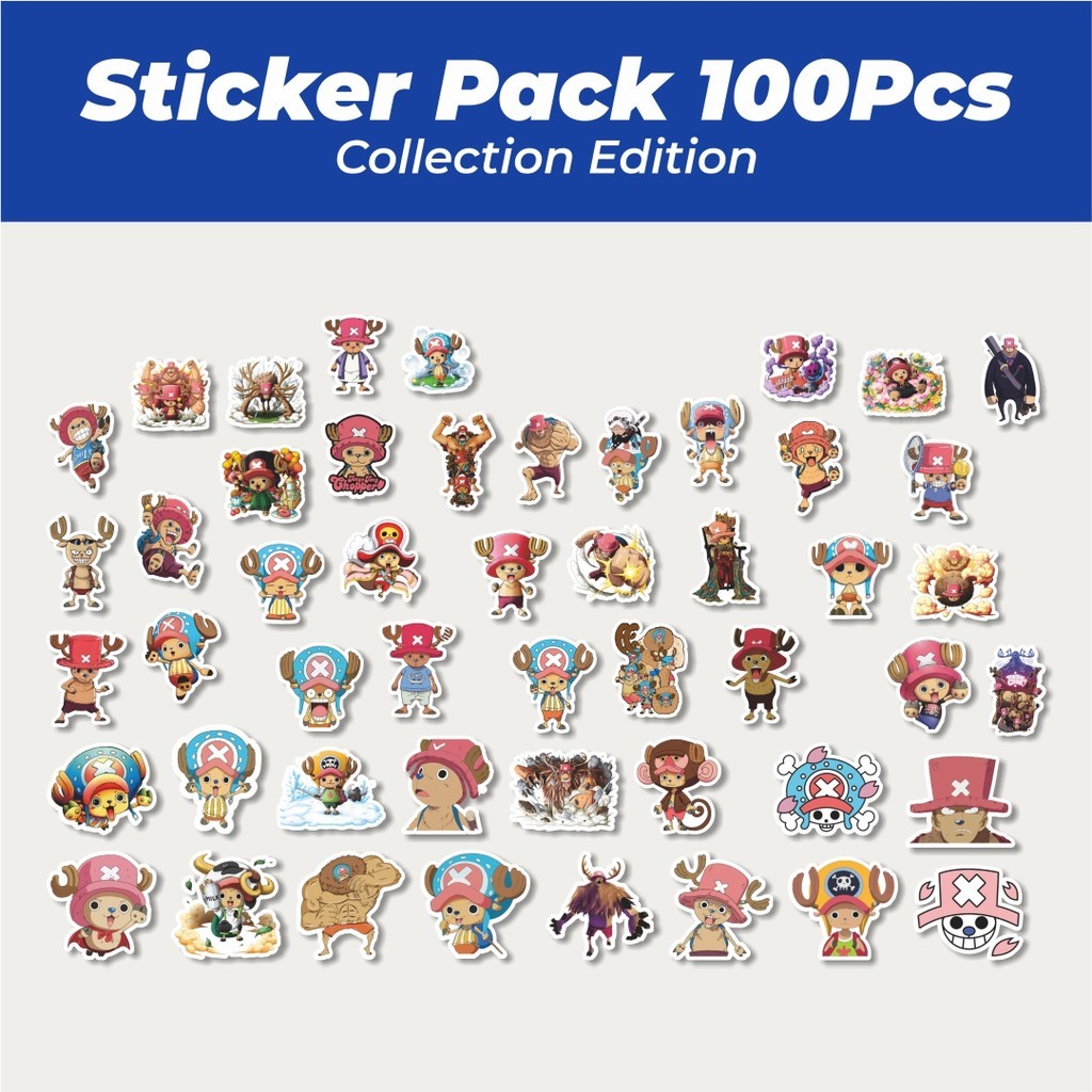 

Hot Stiker Anime Kartun Tony Tony Chopper One Piece Lucu Anti Air Stikers Berperekat Waterproof Sticker Decal Buat Motor Helm Buku Journal Koper Casing HP Laptop Botol Minum