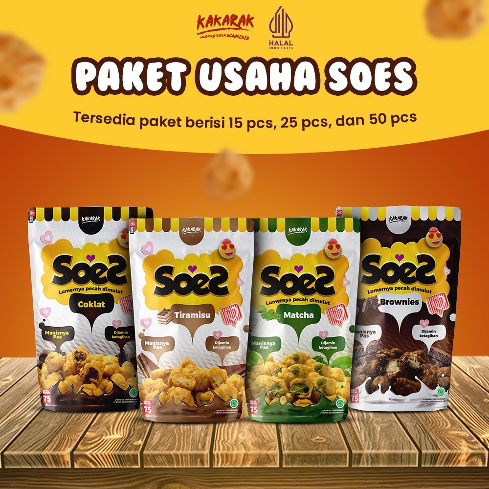

Paket Usaha Hemat Soes Lumer Mix Kakarak