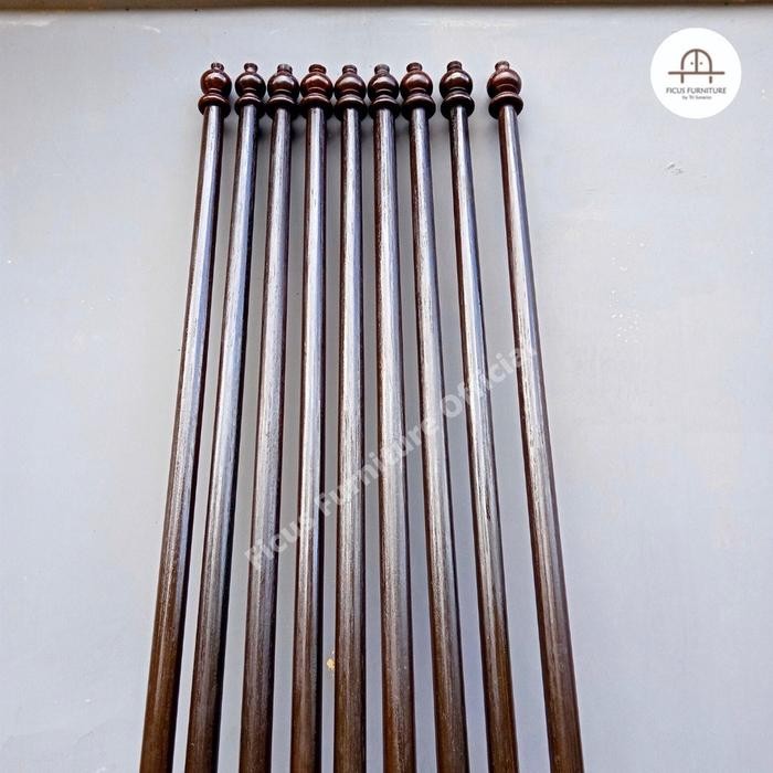 Tiang bendera kayu / Tiang bendera ruangan