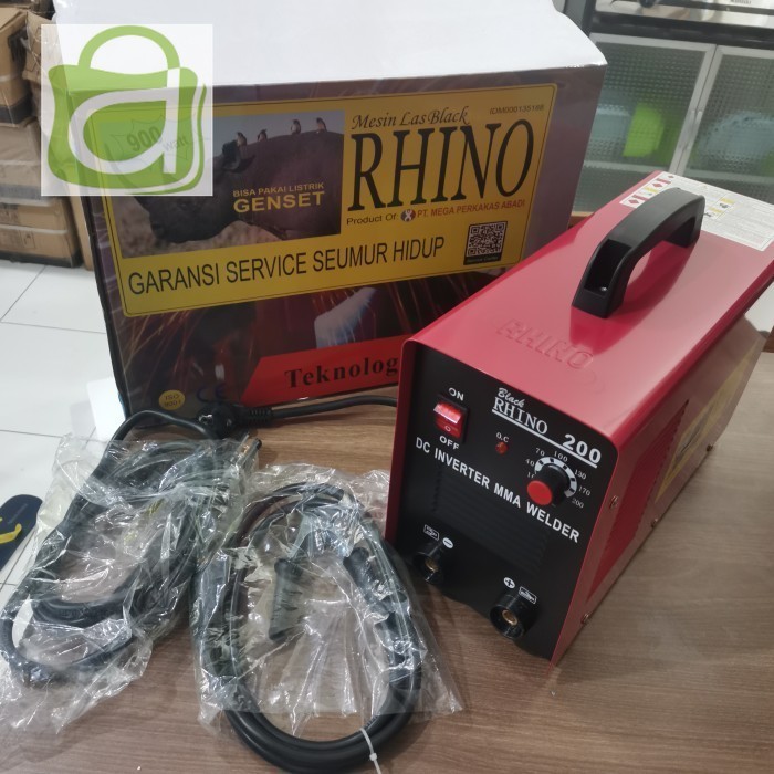 Mesin Las Travo Inverter RHINO MIG 250A - 1PH RED
