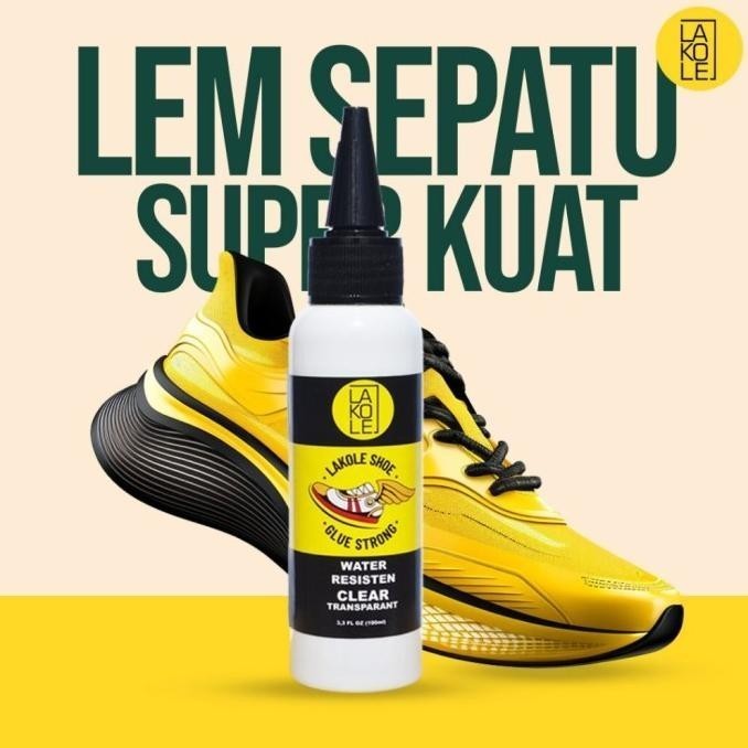 

Lem Sepatu Super Kuat Bening(Transparant) Lakole 100Ml ORIGINAL | MC
