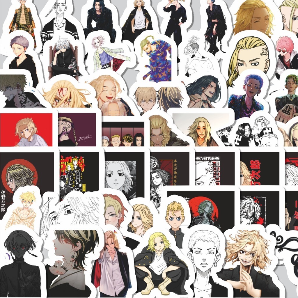 

Stiker Cutting Pack Sticker Anime Tokyo Revengers Isi 100Pcs Series Aesthetic Lucu Keren Untuk Koper Bahan Vynil