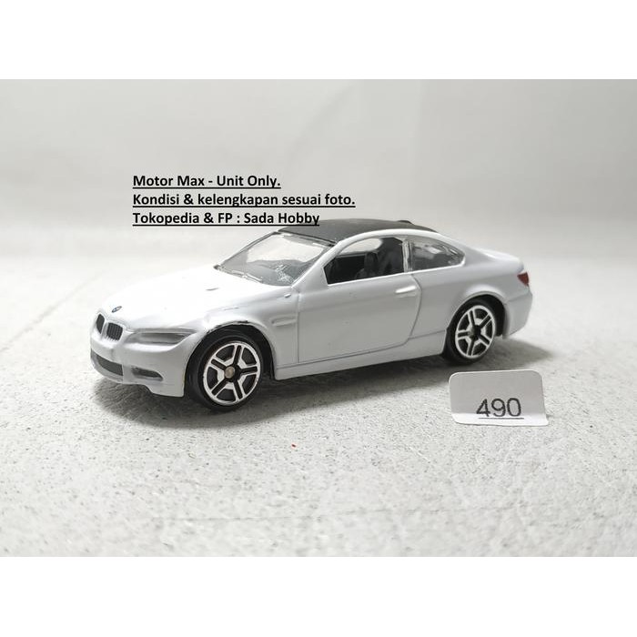 Ip3... Diecast Motor Max 1/64 Bmw M3 Coupe Putih Unit Only 2Nd