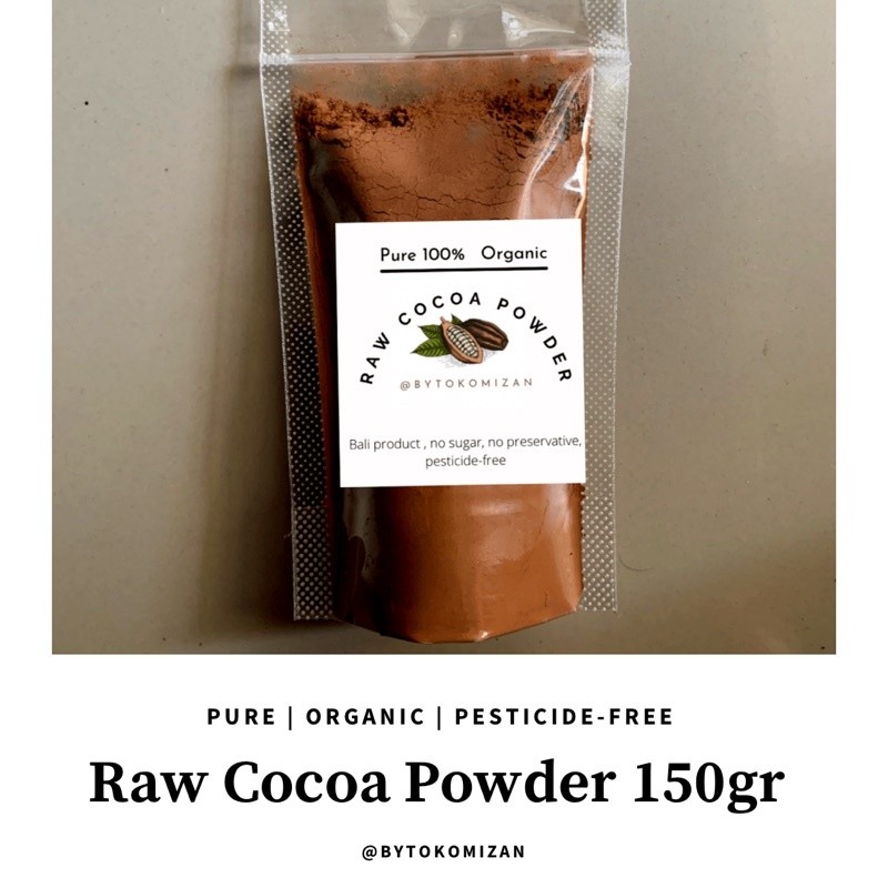

Raw Cocoa Powder (bubuk coklat) Pure Organic USDA - Pesticide free | No-Preservatives