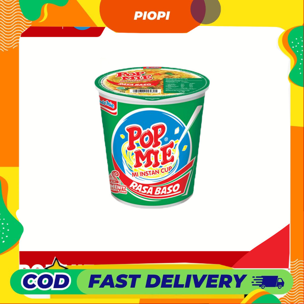 

PIOPI Pop Mie Kuah Rasa Baso 75 Gr (Expired September 2025)