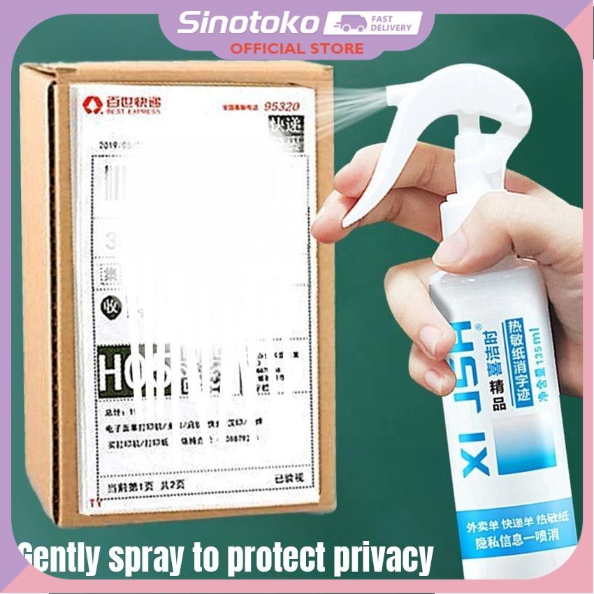 

135ML Cairan Penghapus Resi Botol Besar / Cairan Penghapus Ajaib Resi Botol / Cairan Penghapus Resi Tinta Thermal Paper Correction Hilangkan Penulisan dan Lindungi Privasi