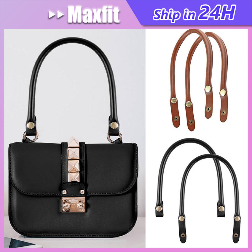 Handle Tote Bag Kulit Kancing Gagang Tas Rajut Tali Kulit Sintetis ToteBag Aksesoris DIY Tas 40cm