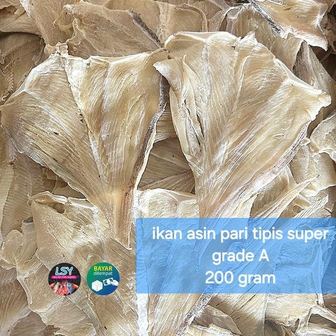 

ikan asin pari tipis super 200gram