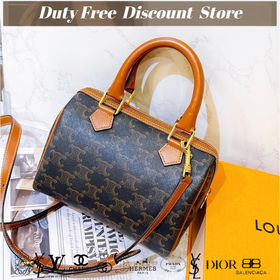 Celine Arc de Triomphe Boston Crossbody Bag  Tas Dua Arah Garansi Dua Tahun Asli