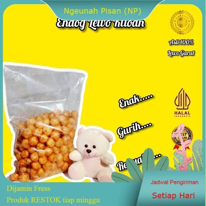 

Endog Lewo Kopong Kemasan 500gr - Asli Lewo Garut