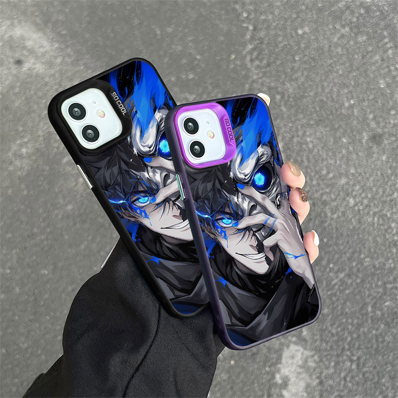 Premium Matte Hard Casing hp iPhone 15 pro max style Jujutsu Kaisen Anime character Itadori Yuji gra