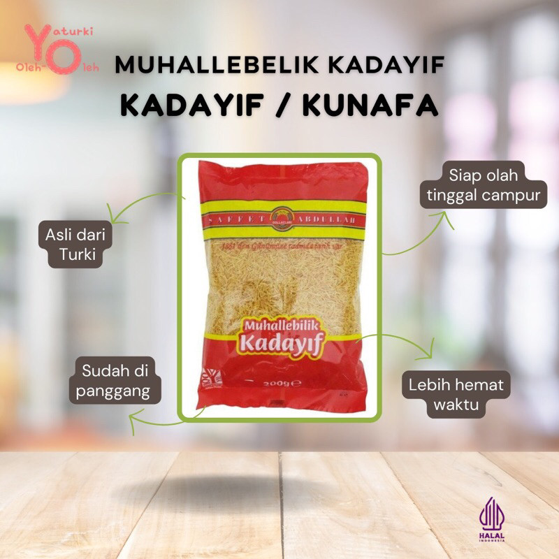 

Kunafa Sangrai Kataifi Kering