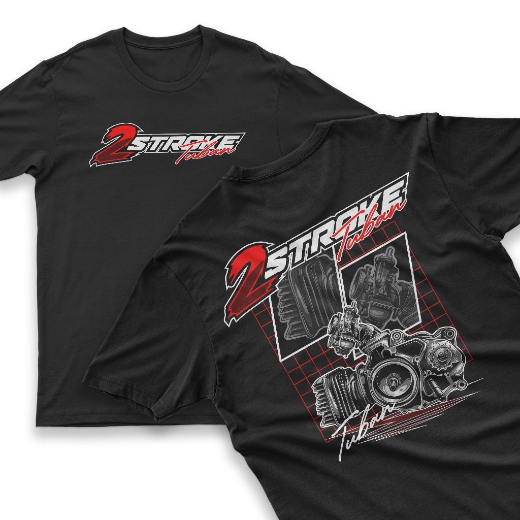Kaos 2 Stroke Tuban Baju Distro 2 Stroke Tshirt Two Stroke