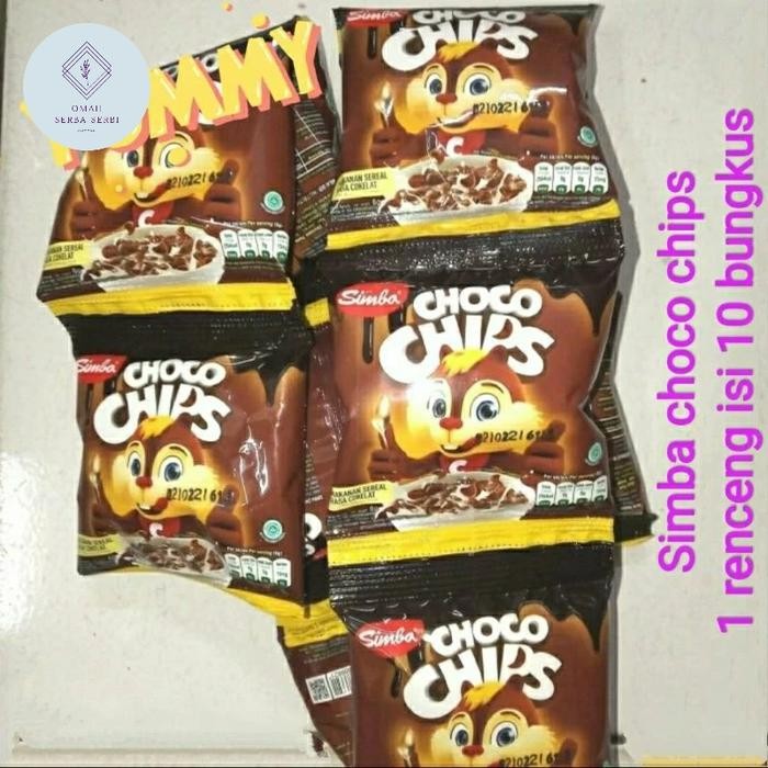 

Simba choco chips kemasan kecil | 1 renceng isi 10 bks