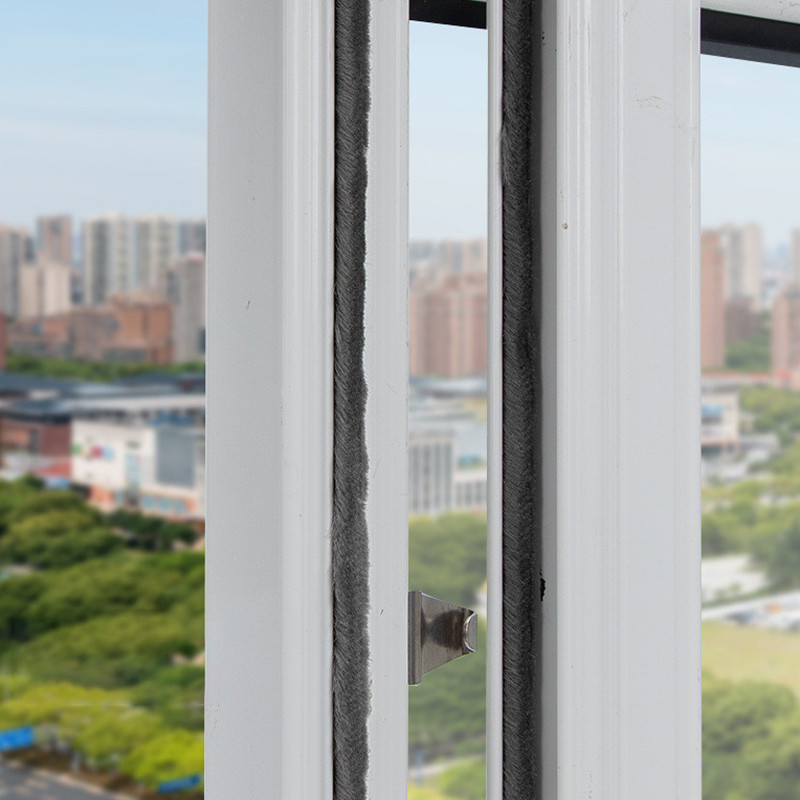 Door Seal Strip Mohair Moher Penutup Celah Pintu Bawah Bulu Premium High Grade Material Kokoh