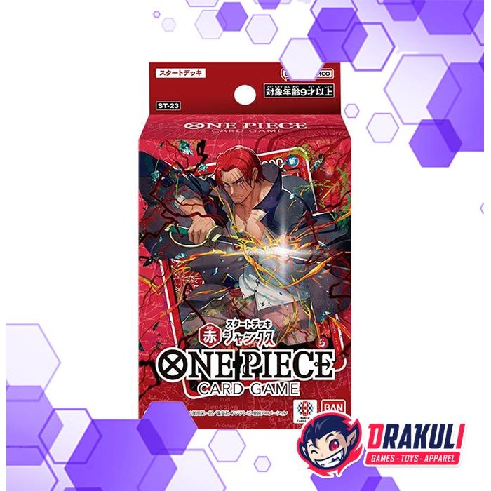 Drakuli Hobbies One Piece Card Game Starter Deck - Shanks ST23 / ST-23 (Japanese)