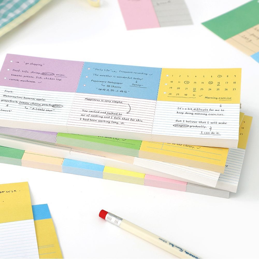 

[HARU] 3 in 1 Fine Time Series Memopad Notepaper Kertas Memo