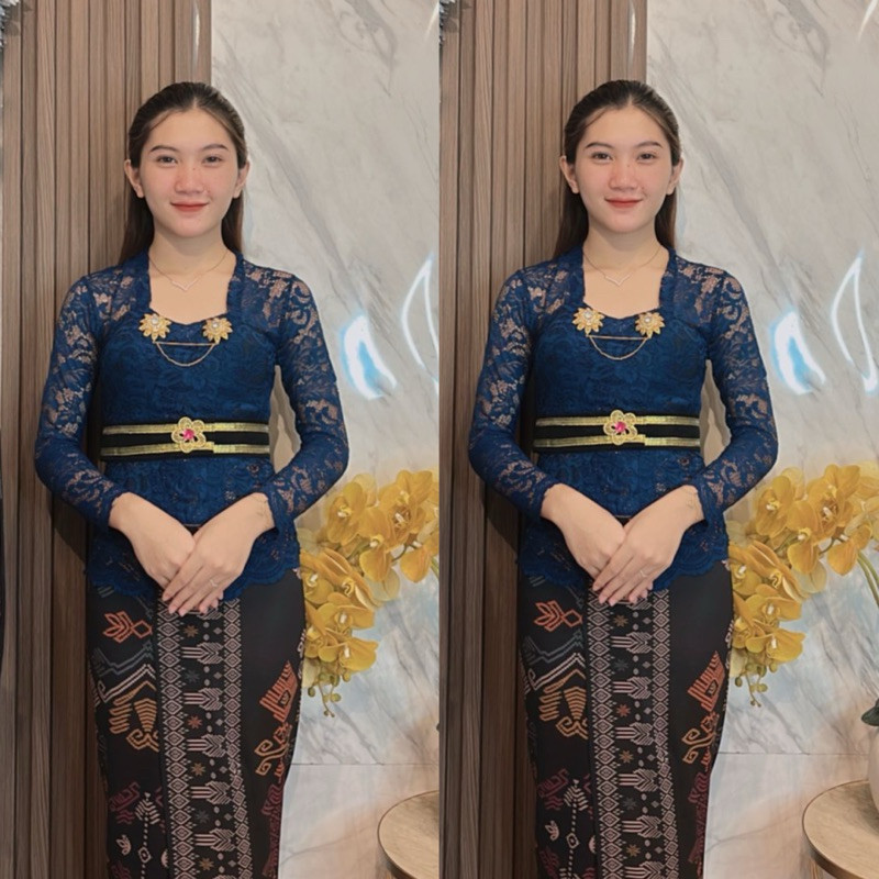 setelan kebaya+rok moscrepe batik melar / best seller setelan kebaya kutubaru modern /setelan kebaya