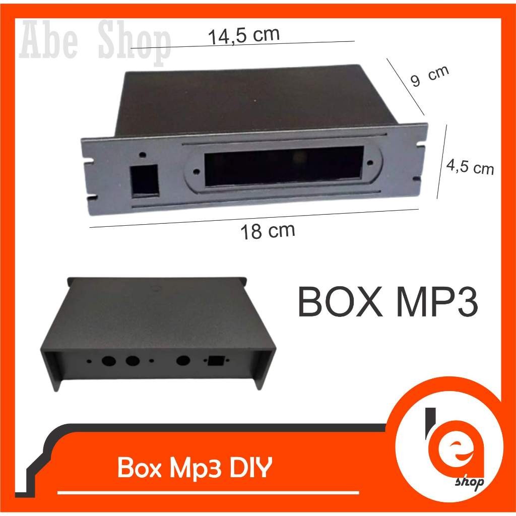 Abe Box Kit Mp3 Mp4 Mp5 Bahan Plastik Tebal DIY