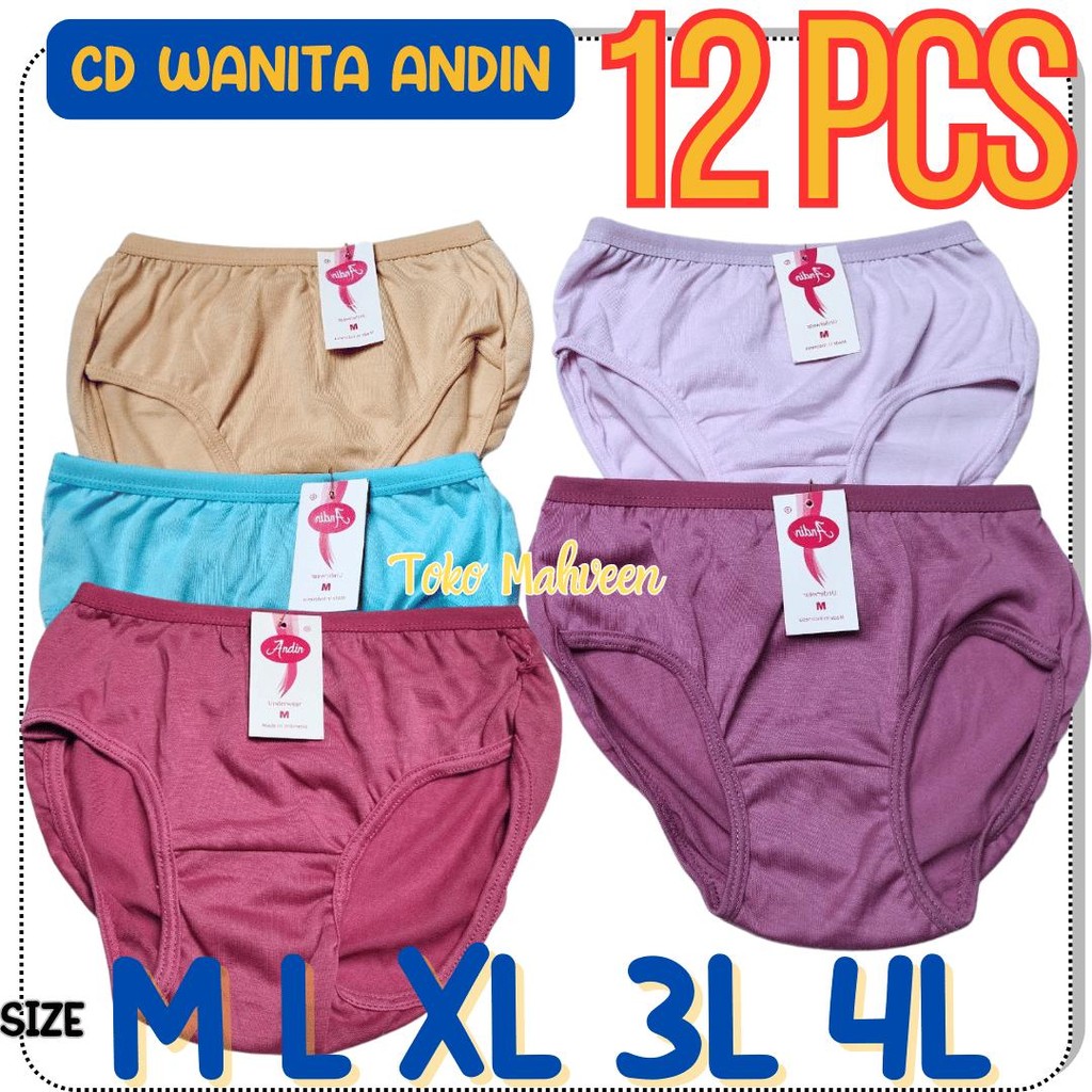 Selusin 12 PCS Celana Dalam Perempuan Anak Remaja Wanita CD Wanita Import SD SMP SMA Dewasa Murah