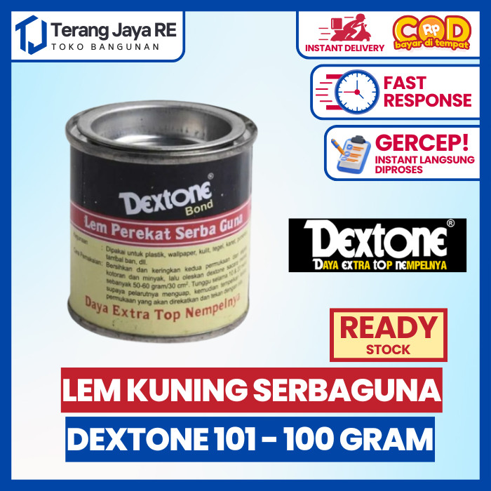 

Lem Kuning Serbaguna 101 Dextone 100 gram